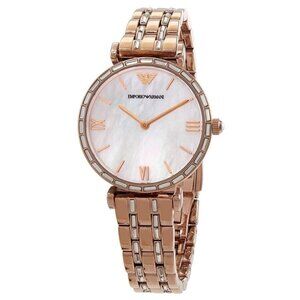 FX04120B NWT Emporio Armani Fashion Ladies Quartz Steel Authentic Watch